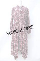 axes femme / 小花柄ワンピース  ワイン Y-25-06-18-072-AX-OP-SZ-ZT085
