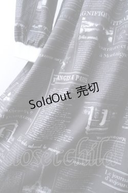 画像3: axes femme / nouvelle柄ワンピース  黒 Y-25-06-18-073-AX-OP-SZ-ZT327