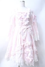 画像1: BABY,THE STARS SHINE BRIGHT / Dear Roseワンピース  ピンク×ホワイトレース Y-25-06-18-079-BA-OP-SZ-ZY (1)