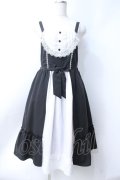 axes femme kawaii / 童話の小公女ジャンスカ M 黒 Y-25-06-18-081-AX-OP-SZ-ZY