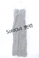 LAND by MILK BOY / nylon loopy dress  黒 Y-25-06-18-083-PU-OP-SZ-ZY