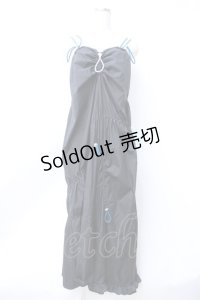 LAND by MILK BOY / nylon loopy dress  黒 Y-25-06-18-083-PU-OP-SZ-ZY