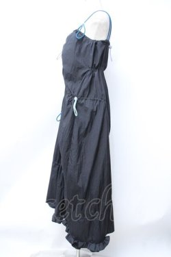 画像2: LAND by MILK BOY / nylon loopy dress  黒 Y-25-06-18-083-PU-OP-SZ-ZY