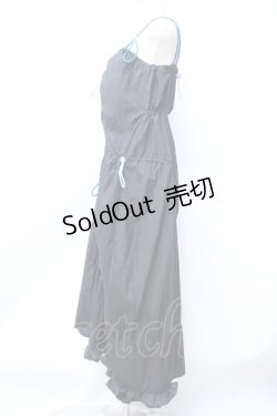 画像2: LAND by MILK BOY / nylon loopy dress  黒 Y-25-06-18-083-PU-OP-SZ-ZY