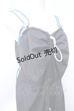 画像4: LAND by MILK BOY / nylon loopy dress  黒 Y-25-06-18-083-PU-OP-SZ-ZY