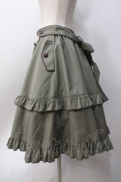 画像2: metamorphose / Little Nurse フリルスカート 1 カーキ Y-25-06-18-085-ME-SK-SZ-ZY