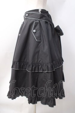 画像2: metamorphose / 【プラスサイズ】Little Nurse フリルスカート 2 ブラック Y-25-06-18-086-ME-SK-SZ-ZY