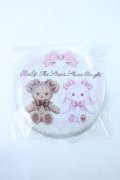 BABY,THE STARS SHINE BRIGHT / くみゃちゃんのリボンとレース缶バッジ  アイボリー Y-25-06-18-012-BA-AC-SZ-ZY