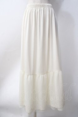 画像1: axes femme / 選べる着丈レースペチスカート  生成り Y-25-06-18-094-AX-SK-SZ-ZY