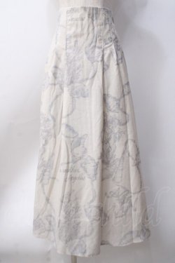 画像1: axes femme / ロングチュールスカート  白 Y-25-06-18-095-AX-SK-SZ-ZY