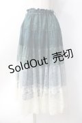 axes femme / グラデカラーレーススカート  グリーン Y-25-06-18-101-AX-SK-SZ-ZY