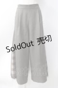 axes femme / 連釦サイドチェック切り替えパンツ  カーキ Y-25-06-18-102-AX-PA-SZ-ZY