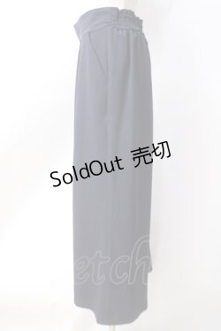 画像2: axes femme / ベルトデザインワイドパンツ  紺 Y-25-06-18-107-AX-PA-SZ-ZY