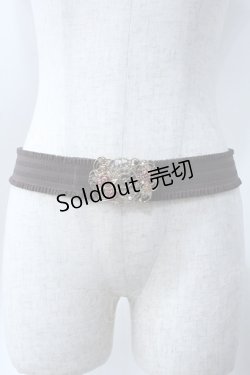 画像1: axes femme / 懐中時計モチーフゴムベルト  ゴールド Y-25-06-18-015-AX-ZA-SZ-ZY