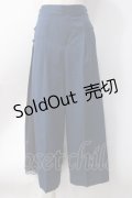 axes femme / サイド切替チャイナ釦パンツ  紺 Y-25-06-18-111-AX-PA-SZ-ZY