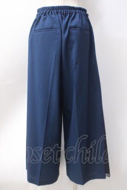 画像3: axes femme / サイド切替チャイナ釦パンツ  紺 Y-25-06-18-111-AX-PA-SZ-ZY