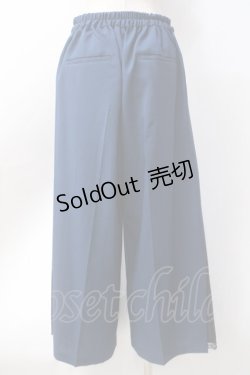 画像3: axes femme / サイド切替チャイナ釦パンツ  紺 Y-25-06-18-111-AX-PA-SZ-ZY