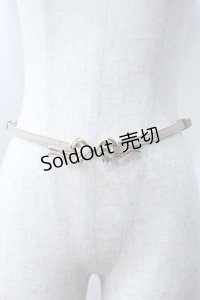 axes femme / リトルリボンゴムベルト  ゴールド Y-25-06-18-016-AX-BL-SZ-ZY