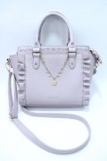 axes femme / チャーム付きミニショルダー  ピンク Y-25-06-18-020-AX-BG-SZ-ZY