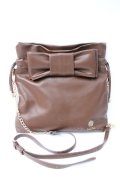 m petit by misako / NINA’Sコラボショルダーバッグ  ブラウン Y-25-06-18-023-LO-BG-SZ-ZY