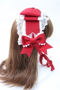 画像4: BABY,THE STARS SHINE BRIGHT / Amandineヘッドドレス  エンジ Y-25-06-18-024-BA-AC-SZ-ZY