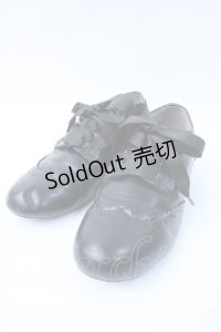 m petit by misako / NINA’Sコラボシューズ L 黒 Y-25-06-18-030-LO-SH-SZ-ZY