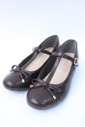 m petit by misako / AMTストラップレインパンプス L ブラウン Y-25-06-18-031-LO-SH-SZ-ZY
