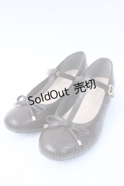 画像1: m petit by misako / AMTストラップレインパンプス L ブラウン Y-25-06-18-031-LO-SH-SZ-ZY