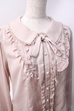 画像3: axes femme / ヨーク切替フリルブラウス  ベージュ Y-25-06-20-031-AX-BL-SZ-ZY
