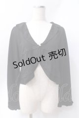 axes femme / レース使いボレロ  黒 Y-25-06-20-040-AX-TO-SZ-ZY