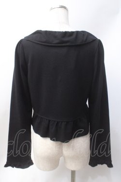 画像2: axes femme / レース使いボレロ  黒 Y-25-06-20-040-AX-TO-SZ-ZY