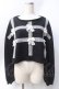 画像1: axes femme POETIQUE / レースリボンカットプルオ－バ－  黒 Y-25-06-20-041-AX-TO-SZ-ZY (1)