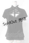 KILL STAR / MALADY LACE-UP TOP L ブラック Y-25-06-20-046-PU-TO-SZ-ZY