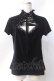 画像1: KILL STAR / MALADY LACE-UP TOP L ブラック Y-25-06-20-046-PU-TO-SZ-ZY (1)