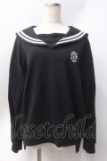 NieR Clothing / セーラースウェット  黒 Y-25-06-20-048-PU-TO-SZ-ZY