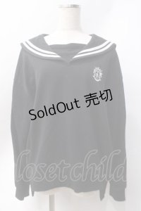 NieR Clothing / セーラースウェット  黒 Y-25-06-20-048-PU-TO-SZ-ZT337