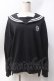 画像1: NieR Clothing / セーラースウェット  黒 Y-25-06-20-048-PU-TO-SZ-ZY (1)