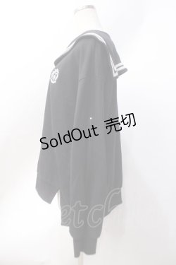 画像2: NieR Clothing / セーラースウェット  黒 Y-25-06-20-048-PU-TO-SZ-ZT337