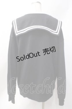 画像3: NieR Clothing / セーラースウェット  黒 Y-25-06-20-048-PU-TO-SZ-ZT337