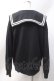 画像3: NieR Clothing / セーラースウェット  黒 Y-25-06-20-048-PU-TO-SZ-ZY (3)