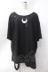 画像1: KRY CLOTHING / 日向すず×KRYダメージT  黒 Y-25-06-20-049-EL-TO-SZ-ZY (1)