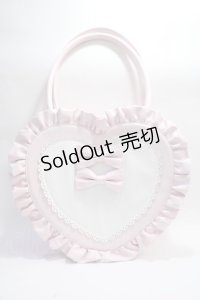 Chalmiere / 推し活ハートミディバッグ  ピンク Y-25-06-20-006-LO-BG-SZ-ZY