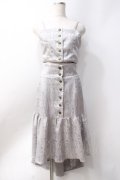 axes femme POETIQUE / ジャカードセットアップ  グレー Y-25-06-20-054-AX-OP-SZ-ZY