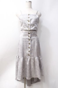 axes femme POETIQUE / ジャカードセットアップ  グレー Y-25-06-20-054-AX-OP-SZ-ZY