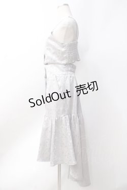 画像2: axes femme POETIQUE / ジャカードセットアップ  グレー Y-25-06-20-054-AX-OP-SZ-ZY