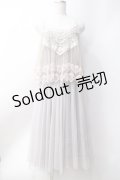 axes femme / レース重ねワンピース  グレー Y-25-06-20-056-AX-OP-SZ-ZY