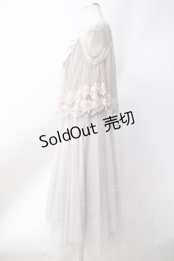 画像2: axes femme / レース重ねワンピース  グレー Y-25-06-20-056-AX-OP-SZ-ZY