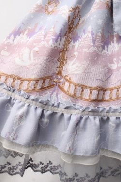 画像4: axes femme POETIQUE / スイートスワンワンピース  サックス Y-25-06-20-060-AX-OP-SZ-ZY