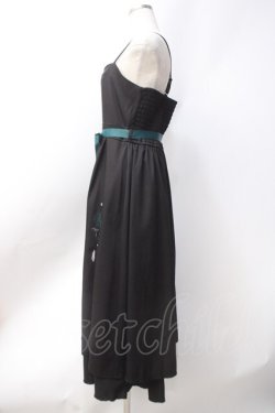 画像2: axes femme / チャイナ風刺繍キャミワンピース  黒 Y-25-06-20-061-AX-OP-SZ-ZY