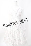 axes femme POETIQUE / フラワープリントセーラーワンピース  ピンク Y-25-06-20-063-AX-OP-SZ-ZY